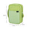 Зеленый цвет квадрата вися сумку водоустойчивого полиэстера косметическую