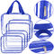 Многофункциональный мешок багажа перемещения PVC ясности 6pcs с ручкой